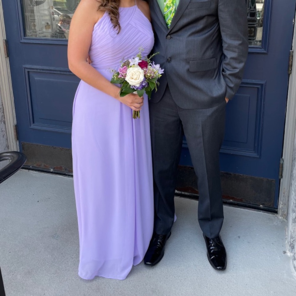 Azazie Ginger Bridesmaids Dress in Lilac Size A12